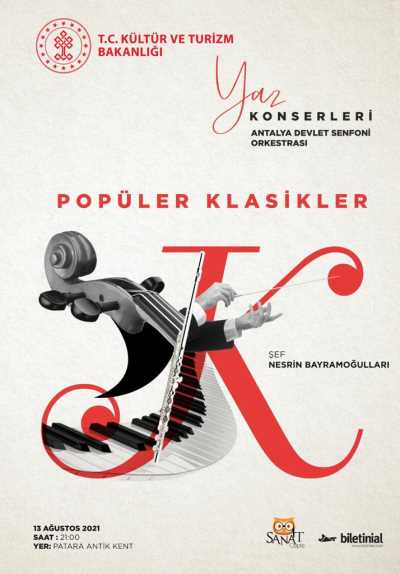 Antalya Devlet Senfoni Orkestrası Popüler Klasikler Konseri